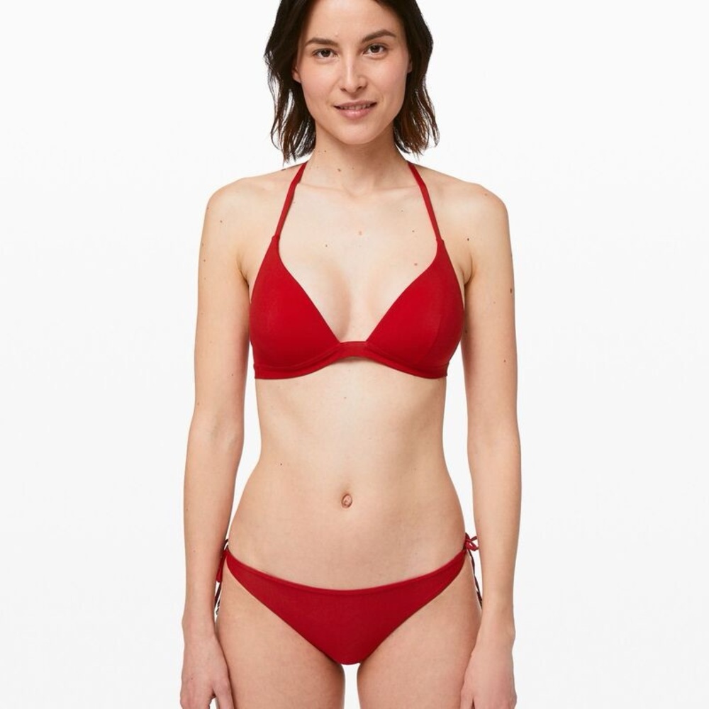 lululemon athletica Red Bikini Set